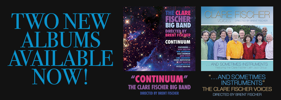 Clare Fischer New Albums Web Banner-0