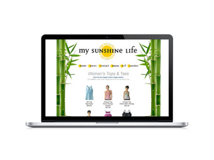 My Sunshine Life Website Design