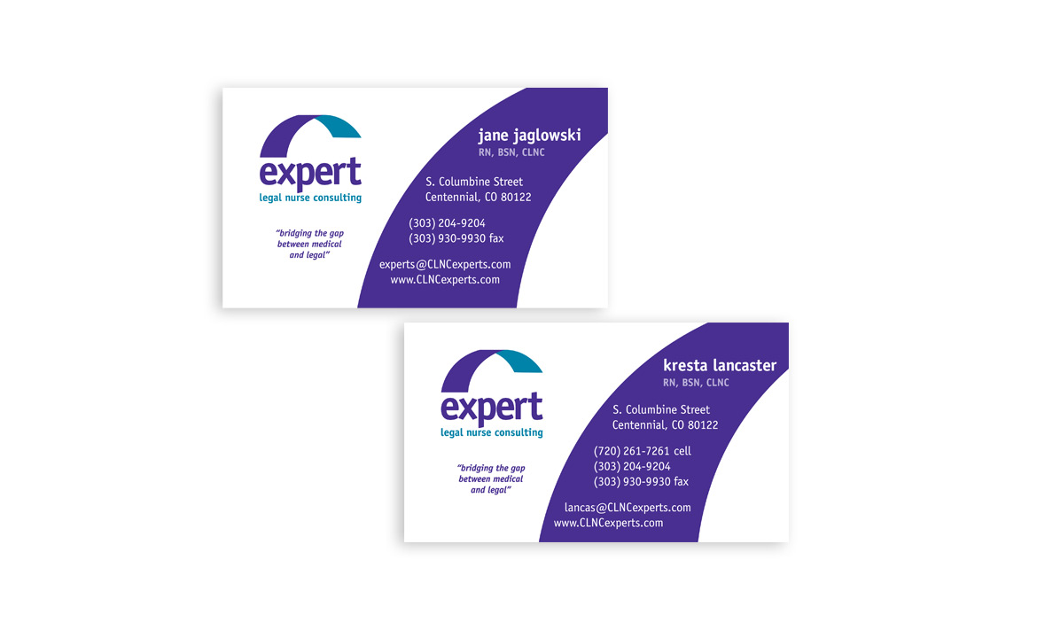 Expert Legal Nurse Consulting Business Cards-0