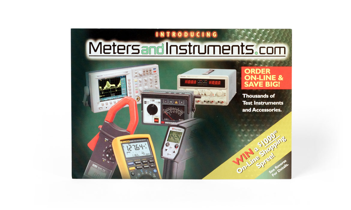 Meters and Instruments Direct Mail Postcard-0