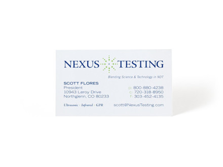 Nexus Testing Business Card