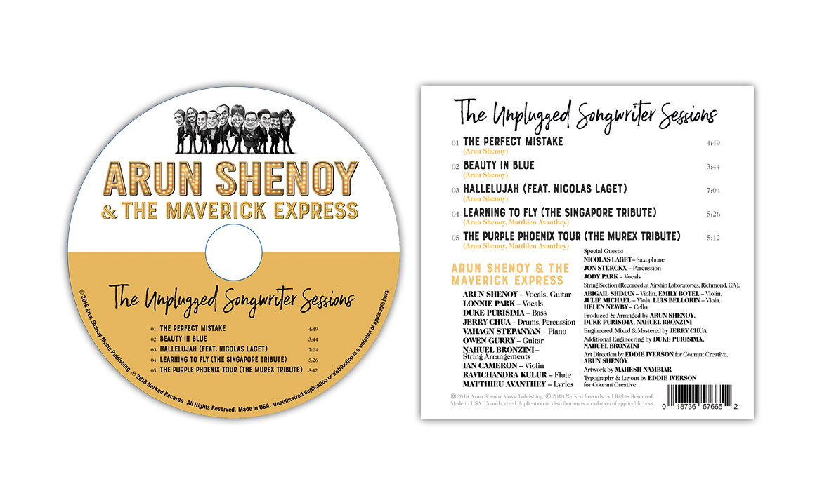 Arun Shenoy Unplugged Songwriter Sessions Album Artwork-1