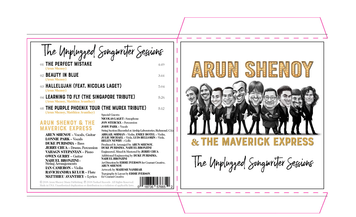 Arun Shenoy Unplugged Songwriter Sessions Album Artwork-2