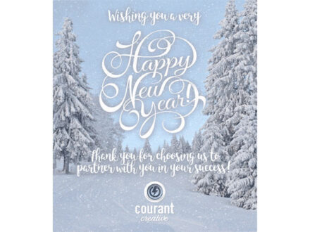 Courant Creative - Happy New Year Animated Snowfall Email - Thumbnail Image